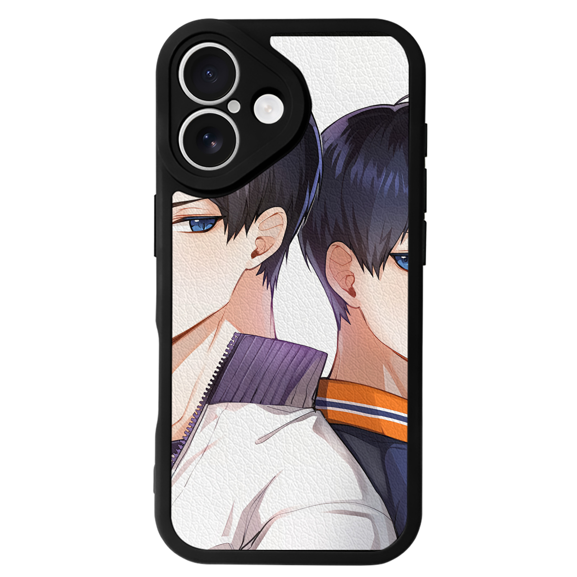 （画像用） ハイキュー!! Haikyu!! 【iPhone 16シリーズ対応】シリコンスマホケース（レザー調） 材質：シリコン